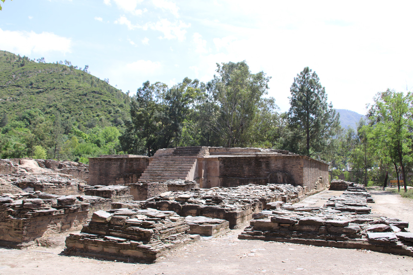 巴基斯坦史瓦特山谷-賽杜謝里夫佛塔 Saidu Sharif Stupa